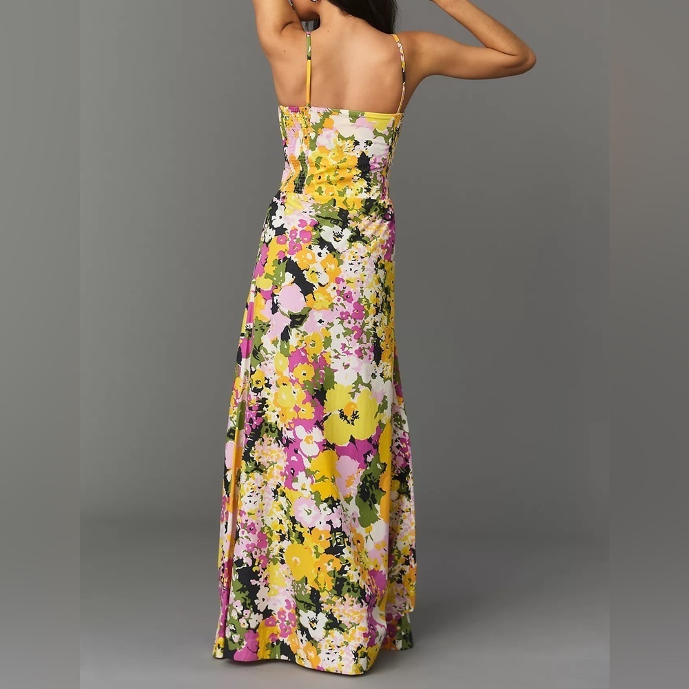 NWT S/W/F Printed Corset Maxi Dress - Picture 2 of 4